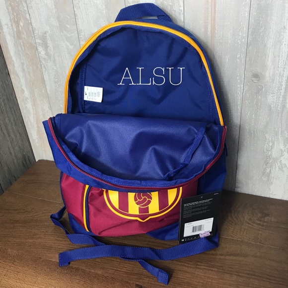 Nike Stadium Backpack FC Barcelona Blue Unisex - Picture 5 of 8